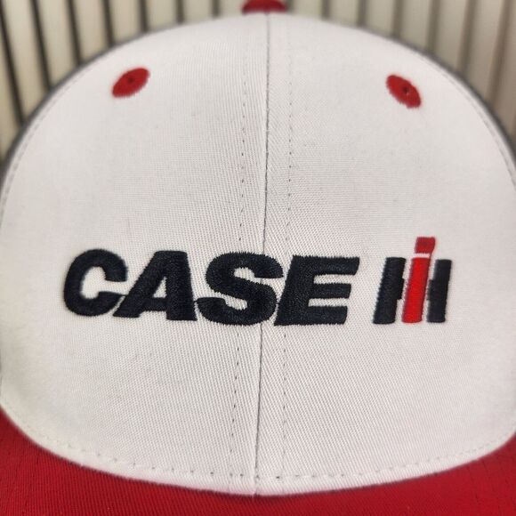 K-Products Case International Hat Cap Snapback White Red Farmer Mens Implement - Picture 3 of 11